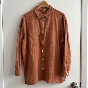 Shelter Clothing Lloyd Shirt in Sunbake, Size M